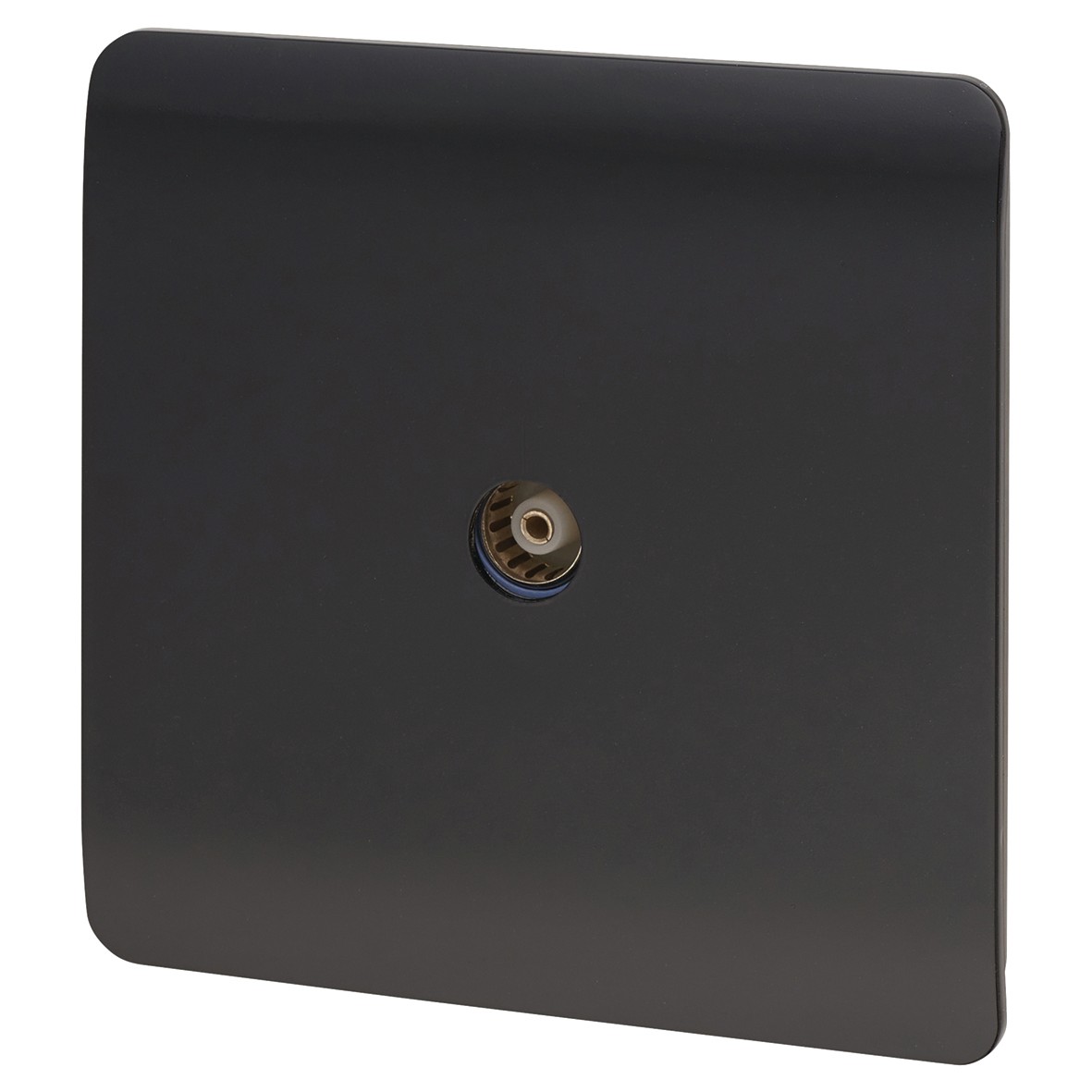 Trendi TV Co-axial Socket - Black 964984