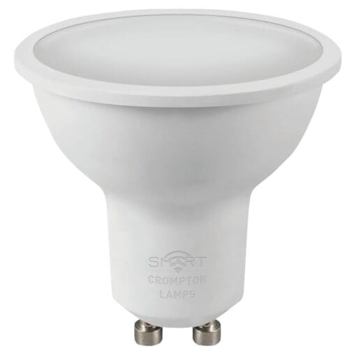 Crompton 5W LED Thermal Plastic Dimmable GU10 Smart Bulb - RGB/4000K Co 964999