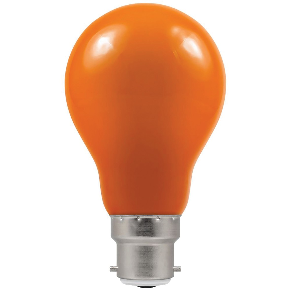 5x Crompton 4085 1.5W LED GLS Coloured Lamp - B22 - Amber 965048