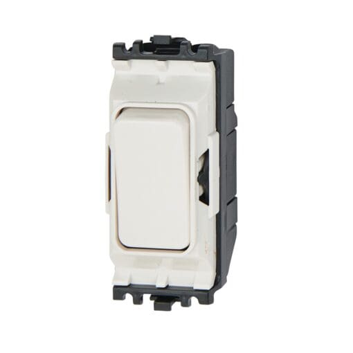 5x MK 10A 1 Way Single Pole Grid Switch - White 967195