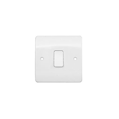 CONTACTUM 10A 1 GANG WAY SWITCH - WHITE 972805