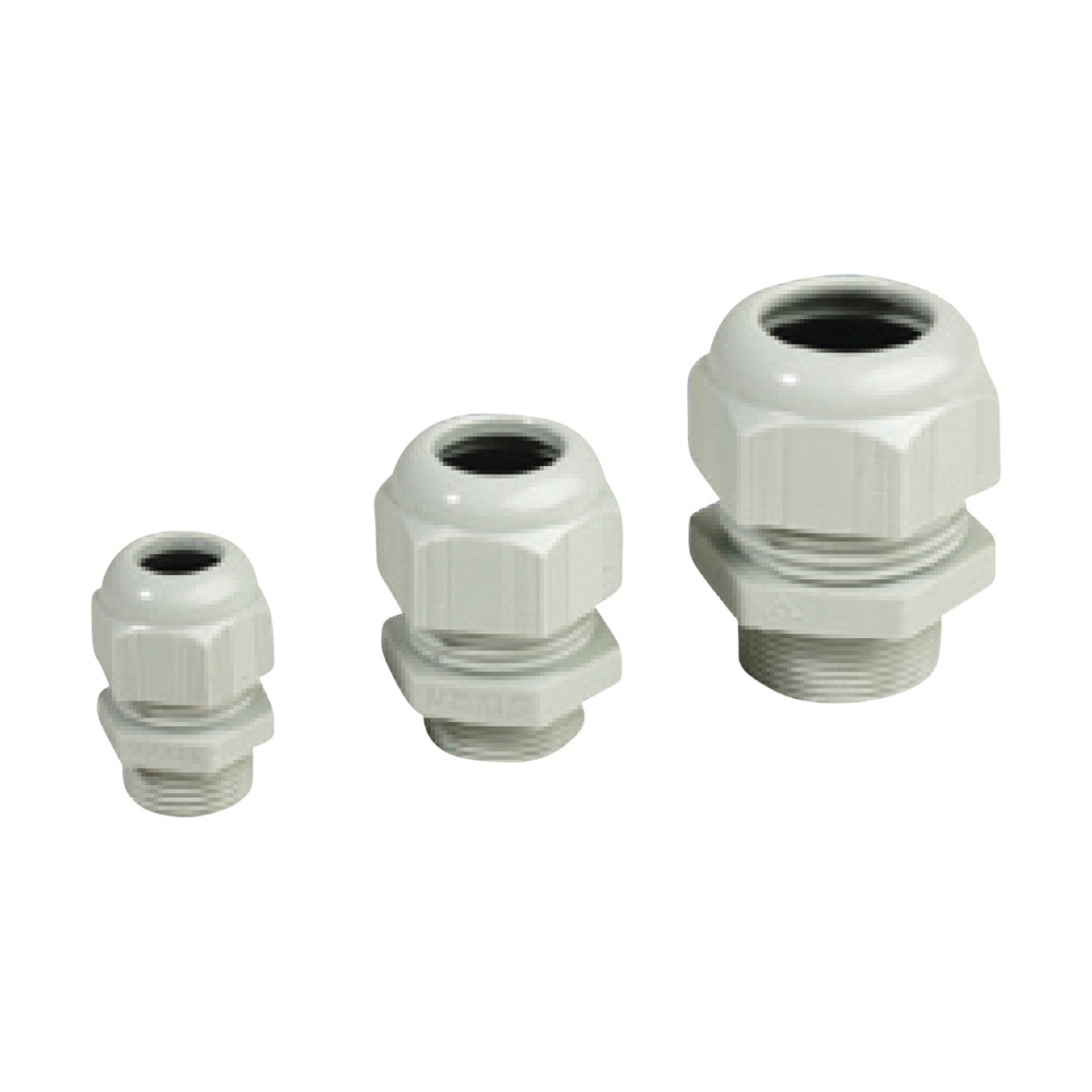 10x Schneider Thorsman Cable Gland with Nut - M12 - Grey 974084