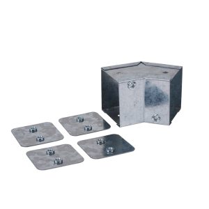 Galvanised Internal Square Bend - 45° - 50 x 50mm 974555