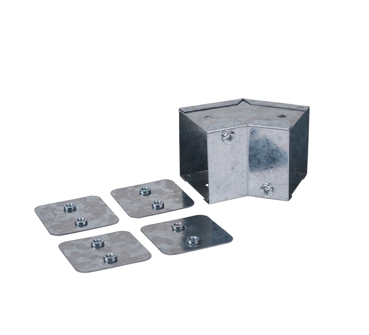 Galvanised Internal Square Bend - 45° - 50 x 50mm 974555