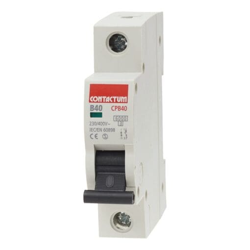5x 40A 6kA Type B SP MCB 976628