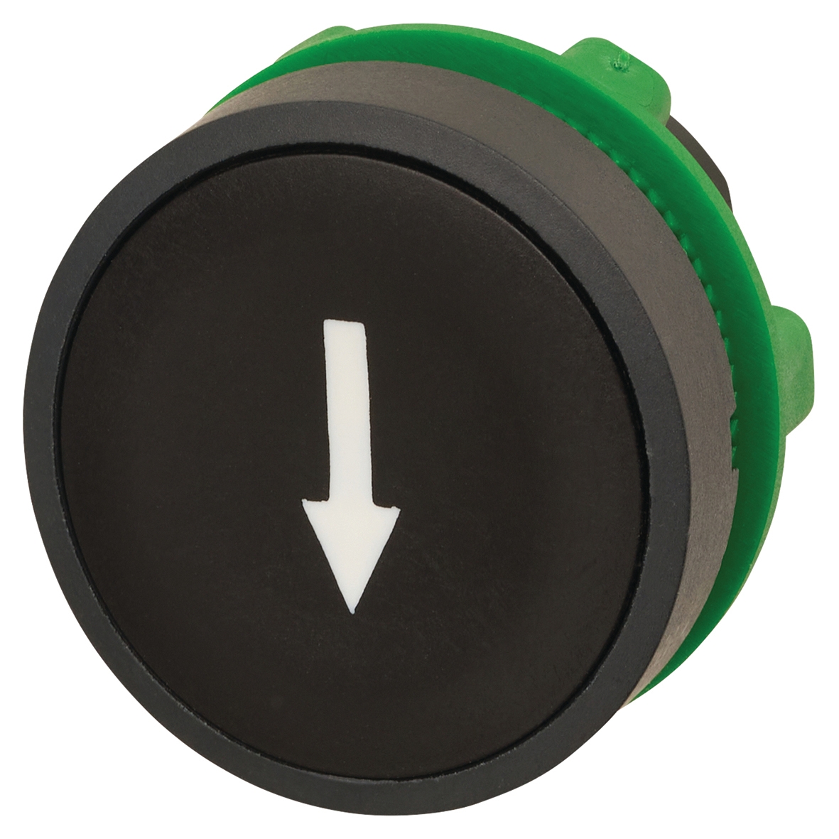 Schneider XB5 Series Flush Push Button Head Marked Arrow- Black 985698