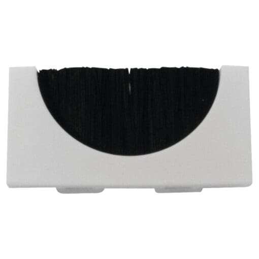 Modular Wall Plate Insert Semi Round Brush 986422
