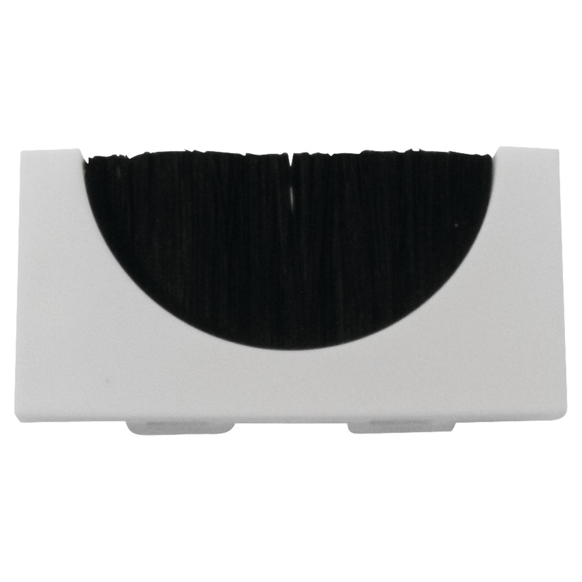 Modular Wall Plate Insert Semi Round Brush 986422