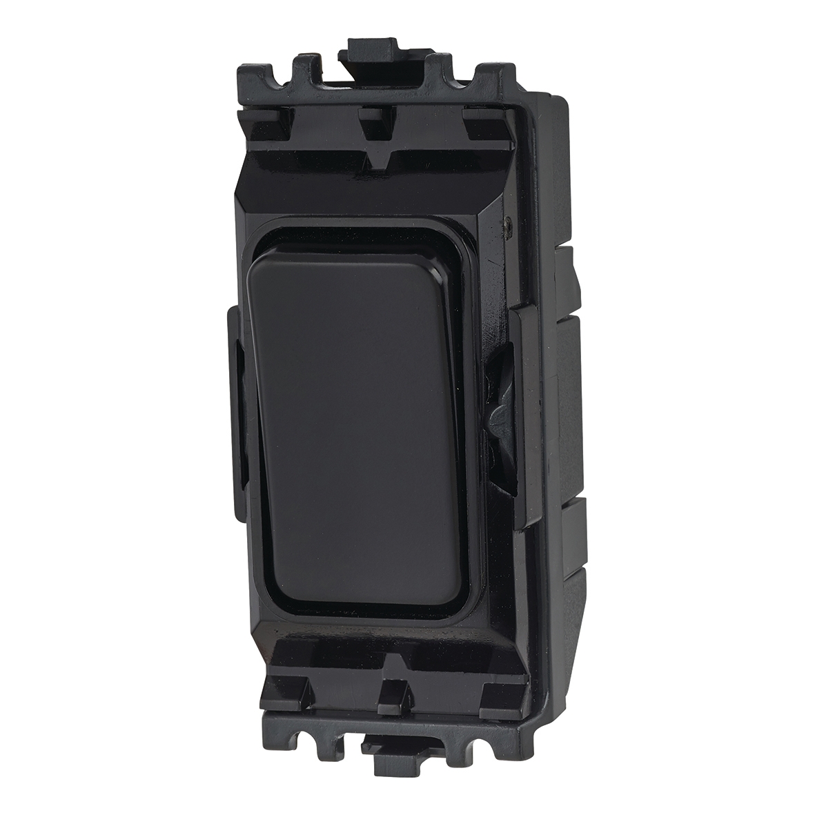 5x MK 10A 2 Way Single Pole Grid Switch - Black 988918