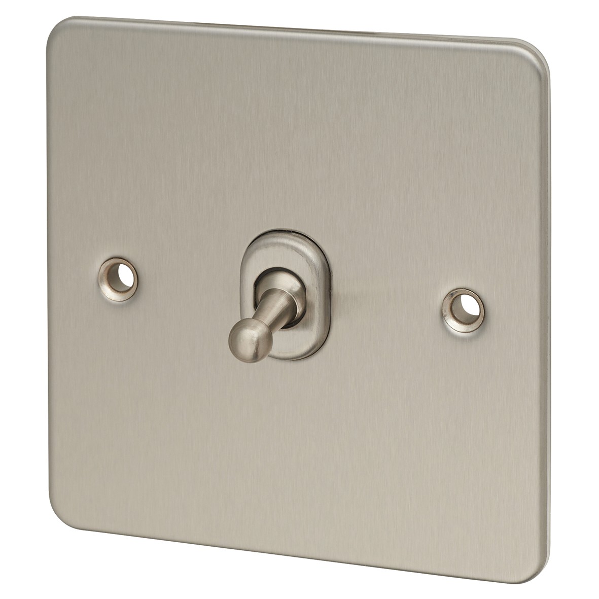 Knightsbridge 10AX 1 Gang Intermediate Toggle Switch - Brushed Chrome 992469