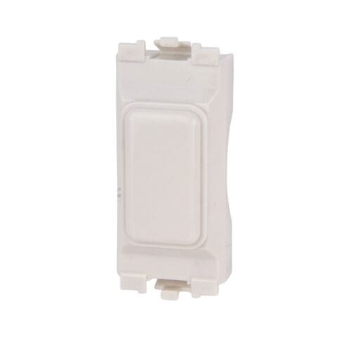 5x MK 1 Gang Grid Blank Module - White 993931
