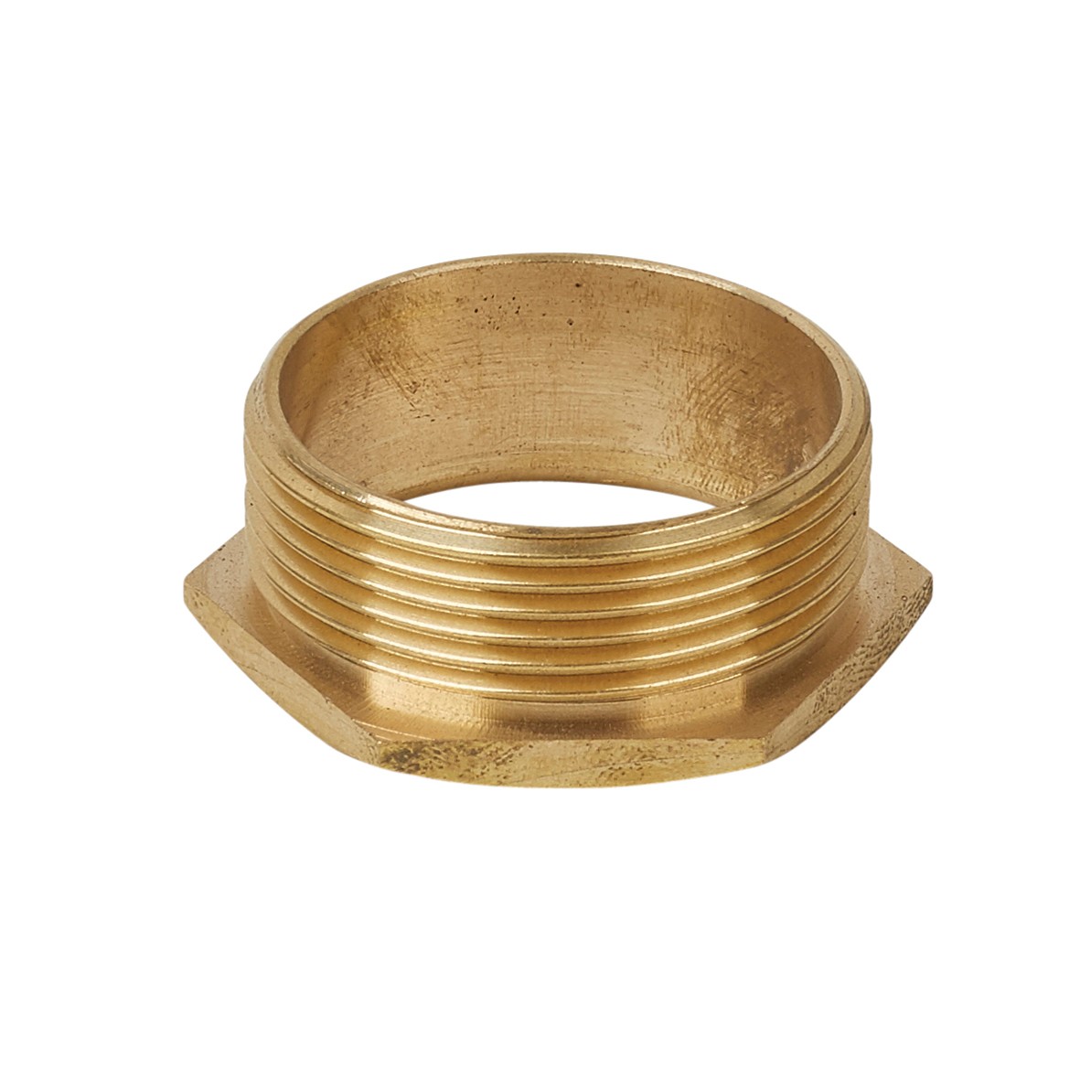 Male Brass Bush Conduit Fittings - 38mm - Short - Pack of 10 994091