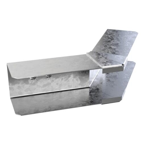 Trench Lighting Trunking 45° External Bend - Pre-Galvanised 995038