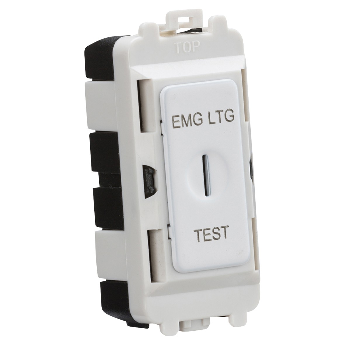 Knightsbridge 20AX 1 Way Double Pole Key Emergency Test Grid Switch - M 995810