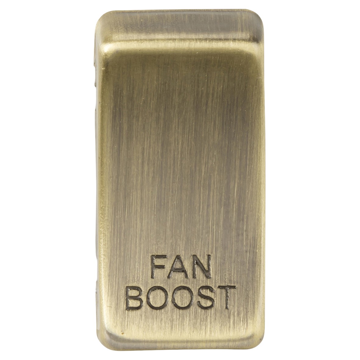 Knightsbridge Printed Grid Switch Rocker - Fan Boost - Antique Brass 996104