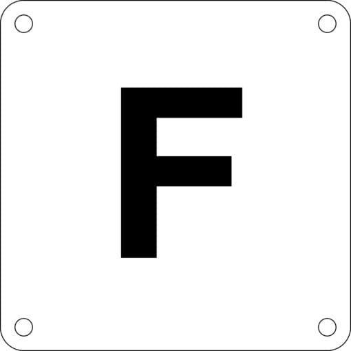 Warehouse Aisle & Bay Identification Markers