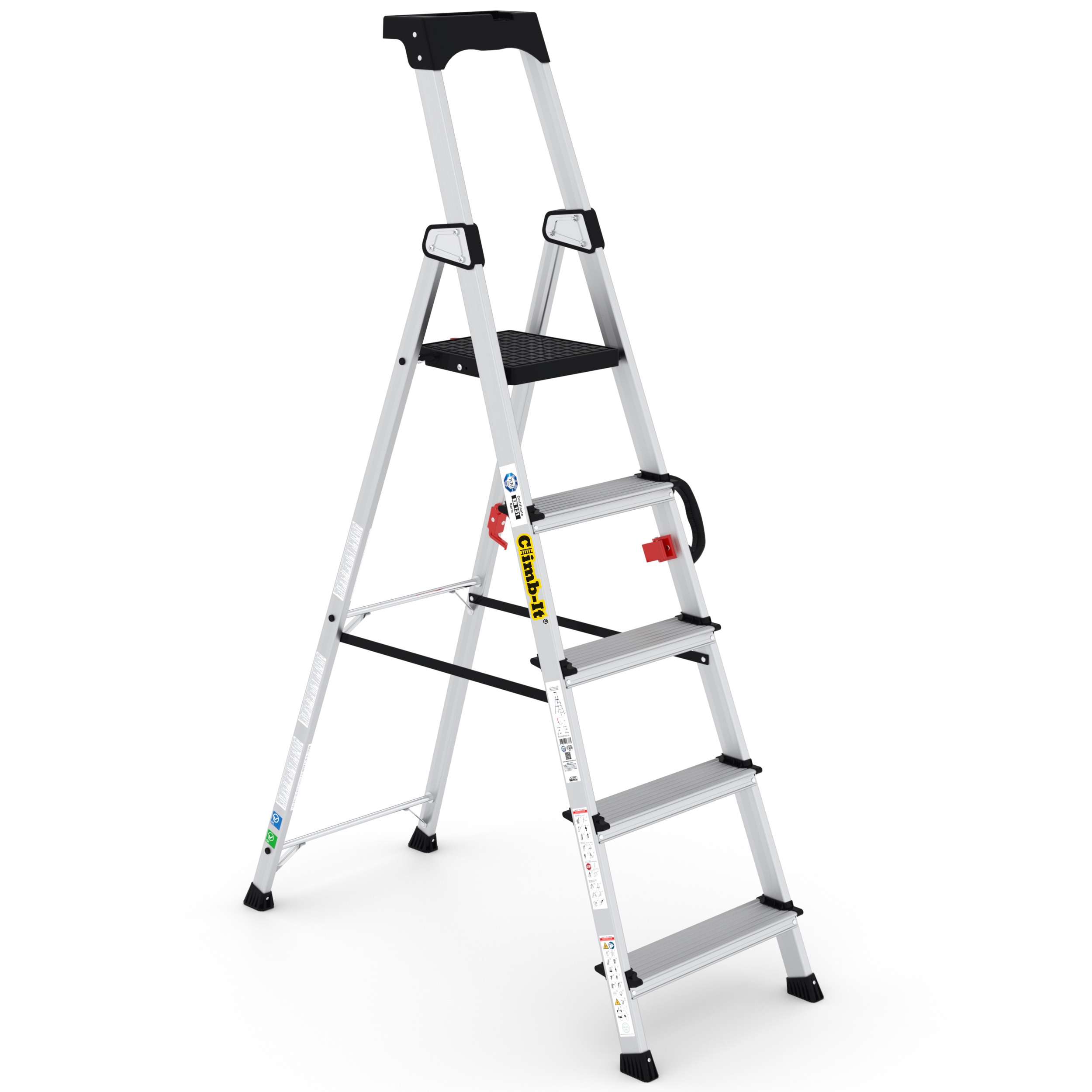 Climb-it Professional Step Ladder with Carry Handle
