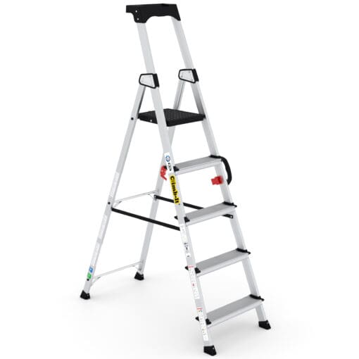 Climb-it Professional Step Ladder with Carry Handle - 5