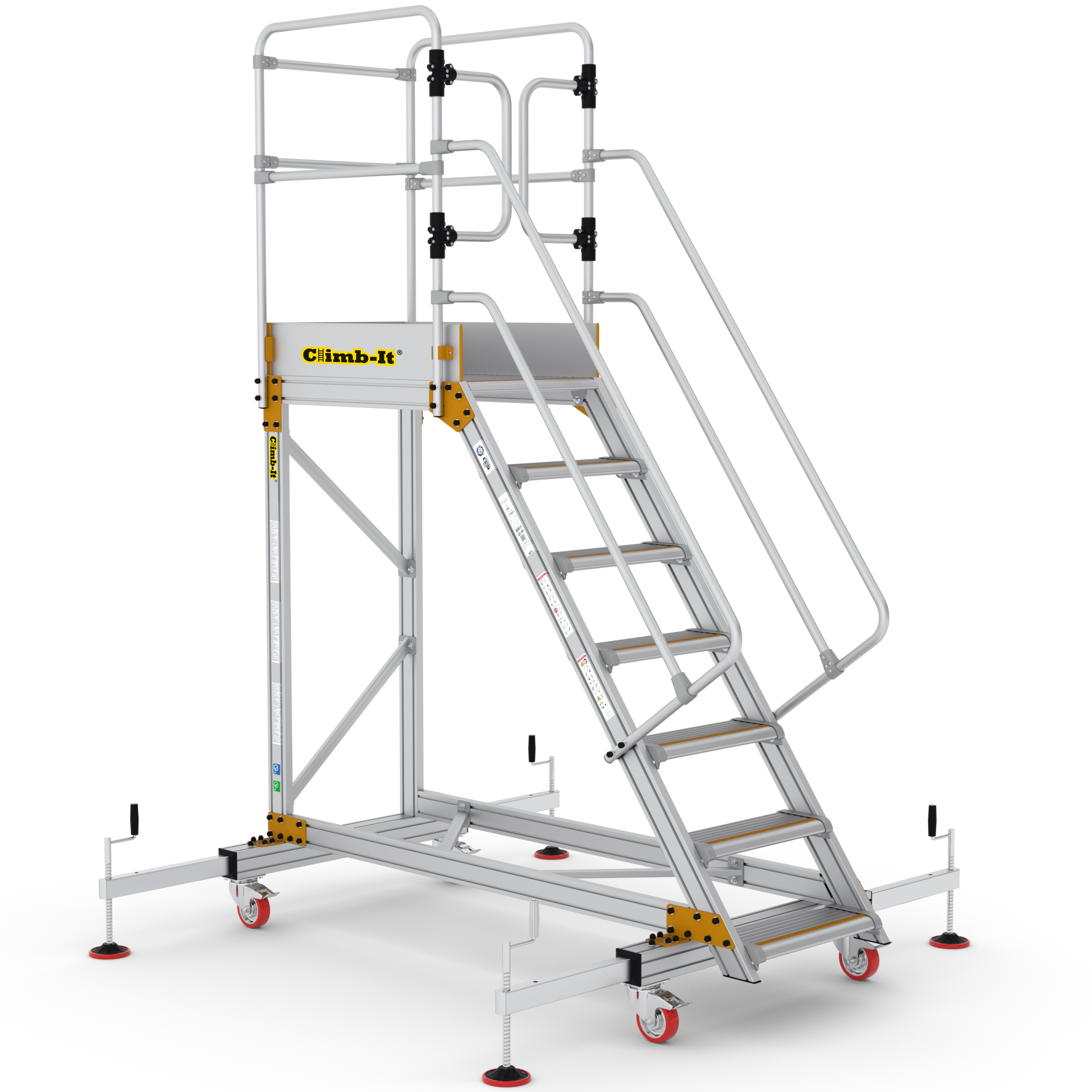 Climb-it XL Platform Steps with Adjustable Stabilisers