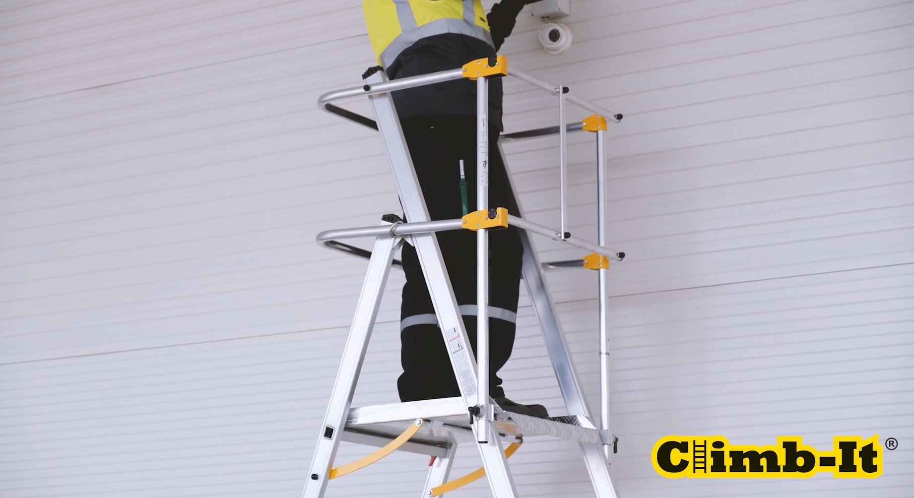 Climb-it Telescopic Folding Platform Ladder