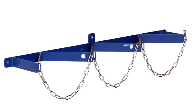 Wall-Mounted Cylinder Storage Rack