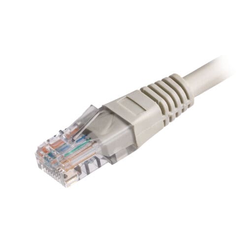 10x Cat5 RJ45 Patch Lead - 1m - Grey 631079