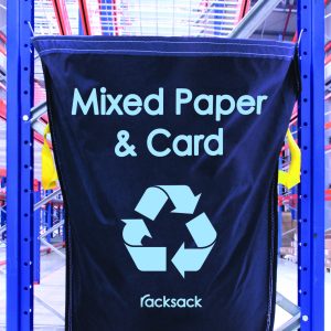 160L Rack Sack Waste Collector - 1, Mixed Paper & Card