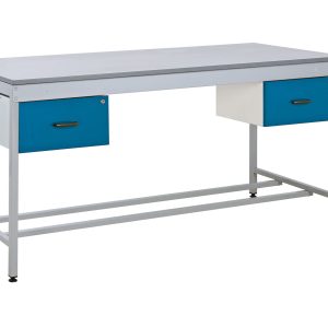 Industrial Workbench with Steel Frames