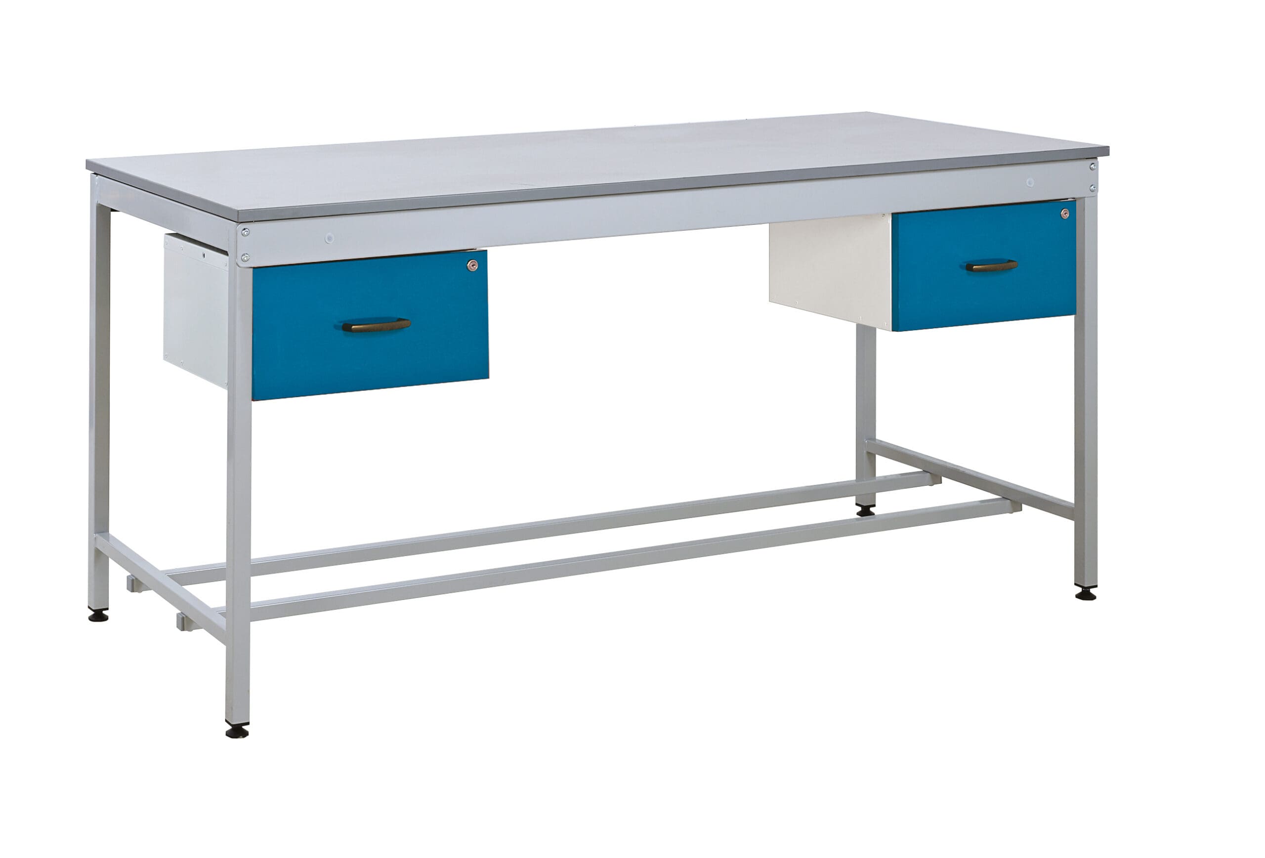 Industrial Workbench with Steel Frames