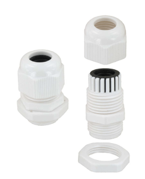 M25 Nylon Dome Top Gland 13mm-18mm - White 650692