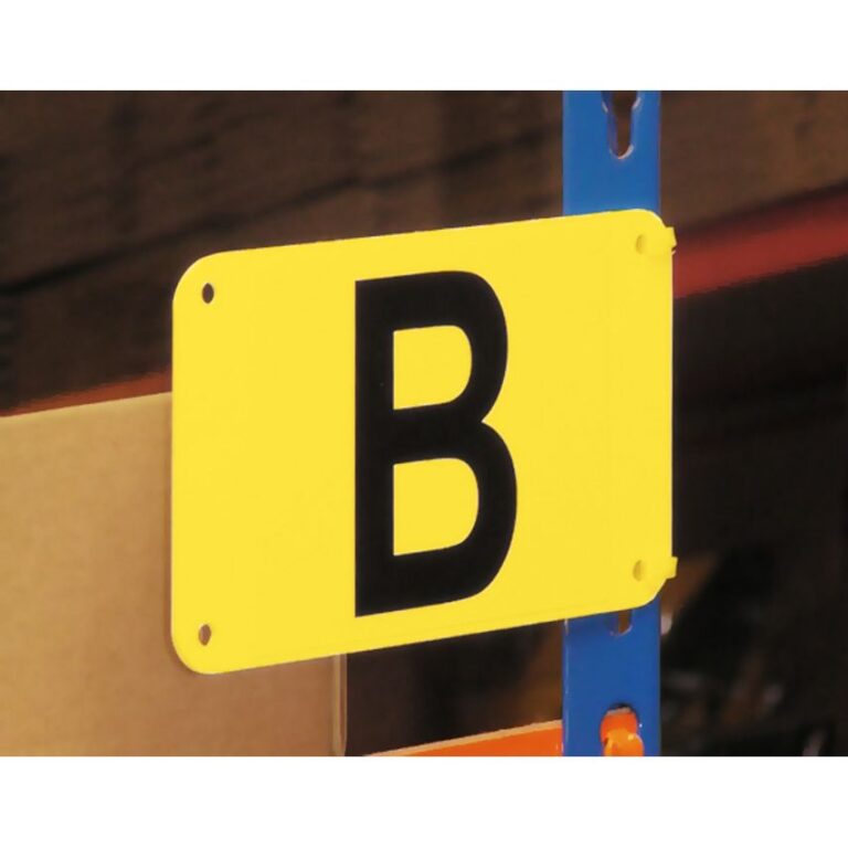Warehouse Aisle & Bay Identification Markers