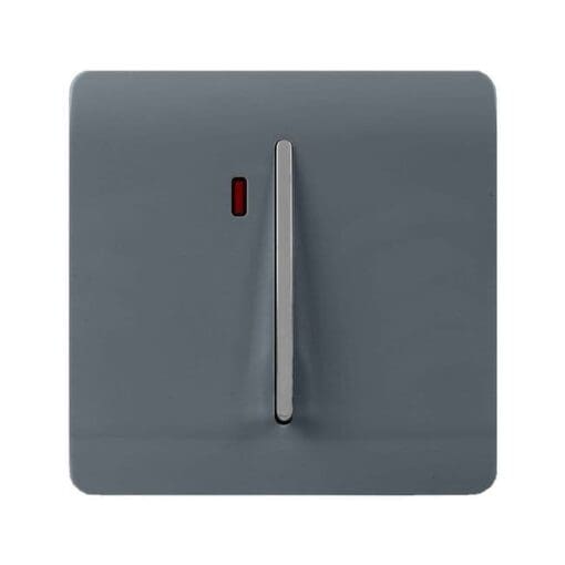 Trendi 45A 1 Gang Screwless Double Pole Cooker Switch with Neon - Gloss 203270