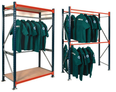 Longspan Tyre and Clothing Rails