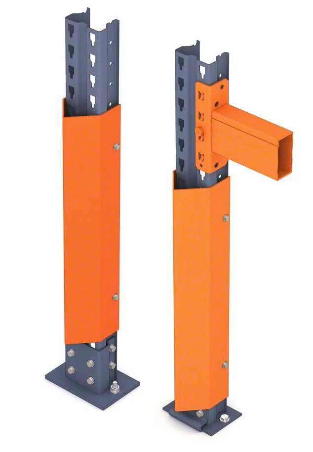 Used Mecalux Pallet Racking Upright Reinforcer 600mm