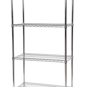 Eclipse Chrome Wire Shelving Unit