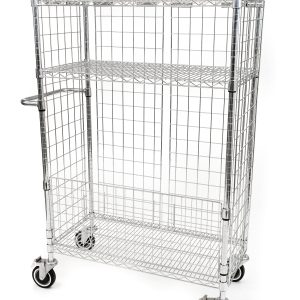 Eclipse Chrome Wire Laundry Cart