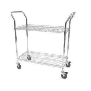 Eclipse Chrome Wire Lipped Edge Trolley